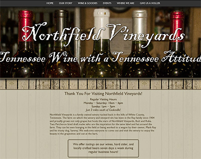 Northfield Vineyards Website